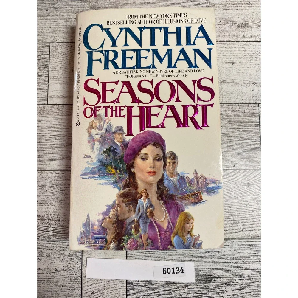 Seasons of the Heart‎ Cynthia Freeman Paperback Historical Romance Novel 1986